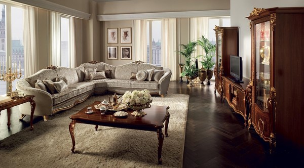 Couchtisch Edler Design Wohnzimmer Barock Rokoko Sofa Couch Tische Jugendstil-image