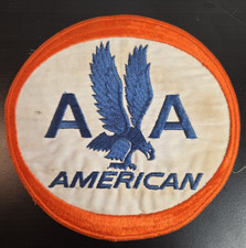 Vintage 1960&rsquo;s AMERICAN AIRLINES LARGE 7&rdquo; EMPLOYEE EMBROIDERED UNIFORM PATCH