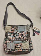 Sakroots crossbody purse/bag Beautiful Butterfly Design Adjustable Straps.