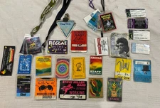 Lot of 24 Backstage All Access Passes~Various Artists~Robert Plant~Iron Maiden +