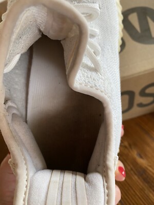 adidas gazelle silver green womens adidas Yeezy Boost 350 V2 Cream White Trainers main image 1