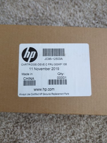 Nowy oryginalny wkład HP JC96-12503A-developer cyjan seria E87600 zapieczętowany - Zdjęcie 2 z 2