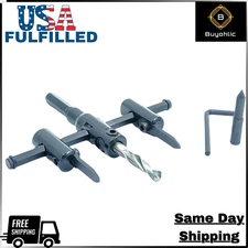 Adjustable Hole Saw Circle Hole Cutter Drill Bit Tool-USA FULFILLED