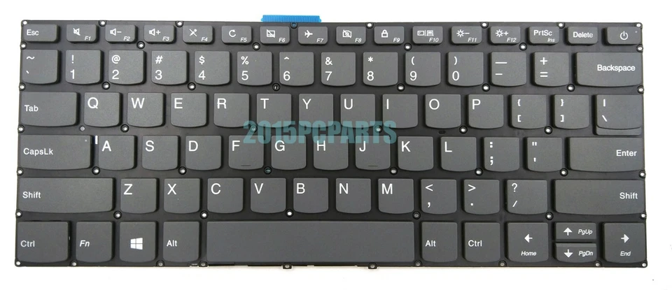 Nuevo teclado delgado Lenovo Ideapad 1-14IGL05 1-14ADA05 1-14AST-05 EE. UU. sin retroiluminación Foto 2 de 4