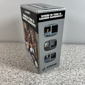 Where in Time is Carmen Sandiego? (Nintendo NES 1991) Konami - BOX ONLY