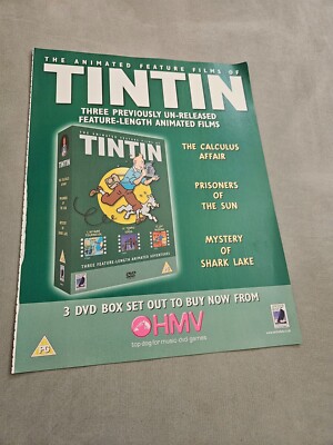 TPEEP197 MAGAZINWERBUNG 11X8'' BLECHDOSE - DIE ANIMIERTEN SPIELFILME