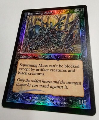 strongest black cards mtg Squirming Mass FOIL Urza's Destiny NM NP Black Common MAGIC MTG CARD