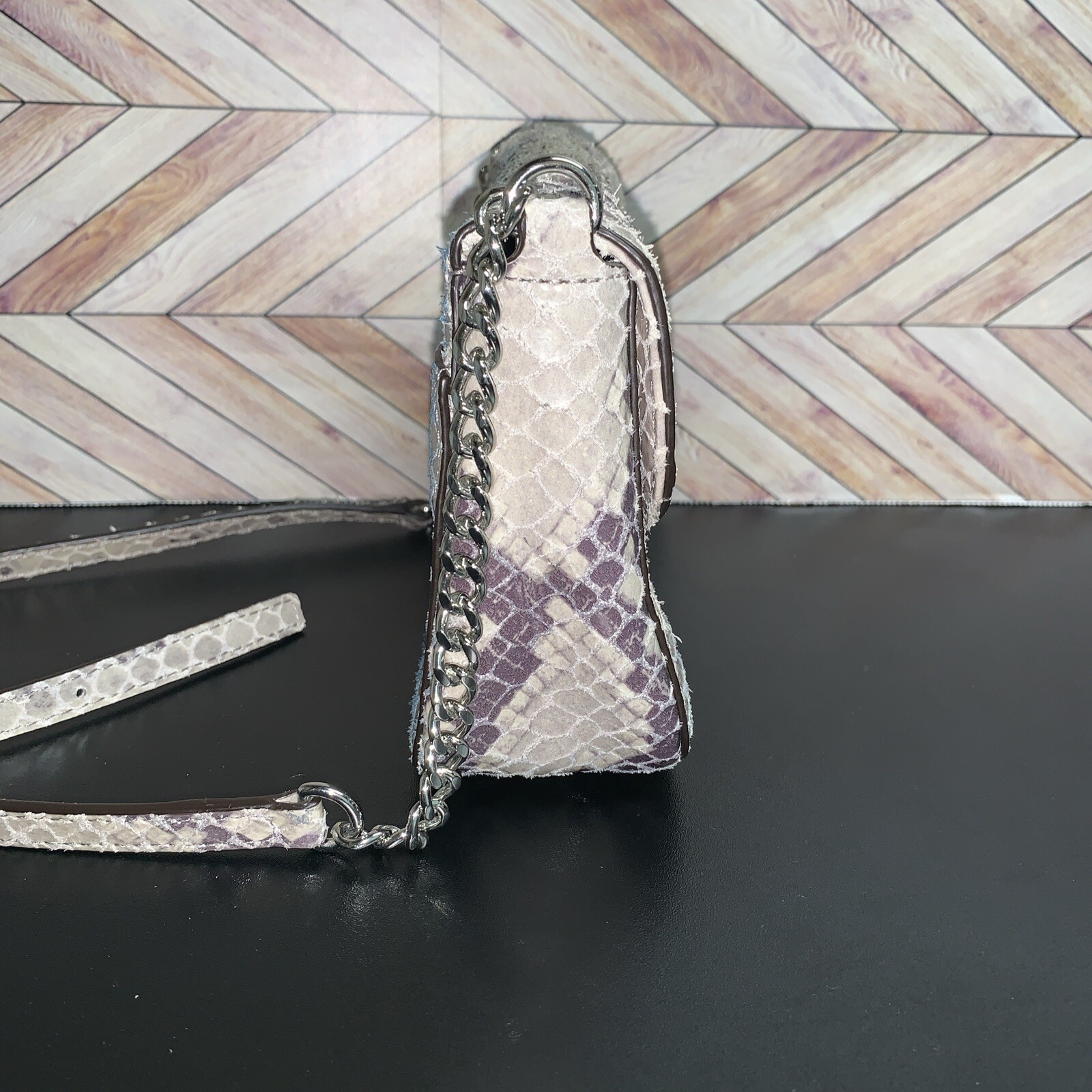 MICHAEL KORS FULTON Python print Grey Small  Cros… - image 5