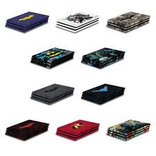 BATMAN DC COMICS LOGOS AND COMIC BOOK VINYL SKIN DECAL FOR SONY PS4 PRO CONSOLE