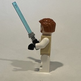 Lego Star Wars Obi-Wan Kenobi Minifigure (Clone Wars) sw0197 with Lightsaber
