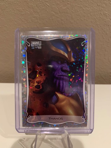 2022 Skybox Marvel Masterpieces Thanos Holofoil 8/20 - Picture 1 of 2