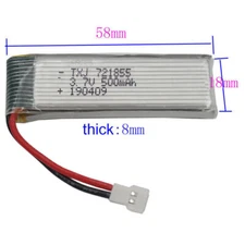 3.7V 500mAh lipo battery For Wltoys V930 V977 V988 E50S E50 T37 H37 H07 RC plane