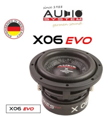 Audio System X 06 EVO X--ion SERIES EVO Woofer 16,5 cm (6.5") Subwoofer - Bild 1 von 4