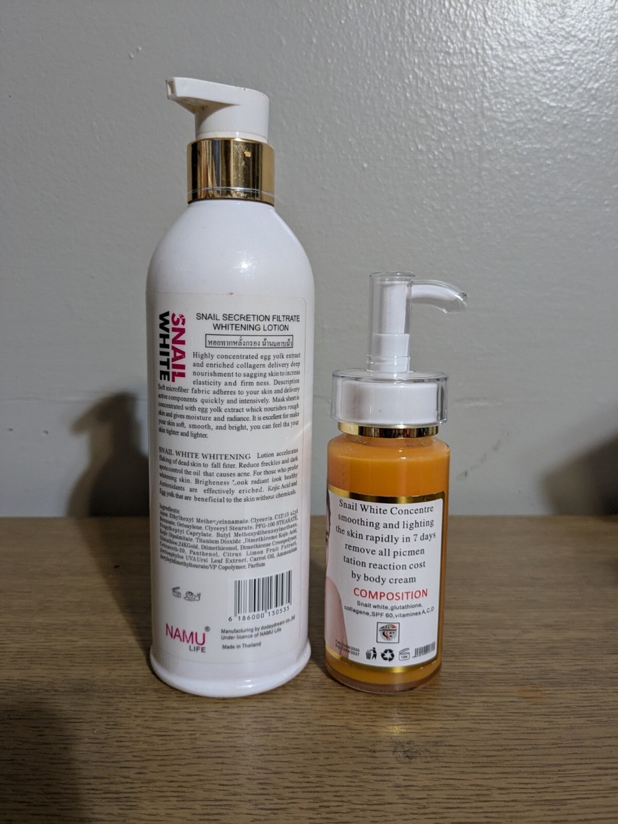 Sérum Snail Whit Au Collagène - Éclaircissant, Anti-acné & Anti-âge - 30ml