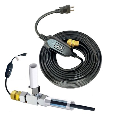 #ad #ad MAXKOSKO in Line Heating Cable Prevents Water Supply from Freezing 120V $307.99