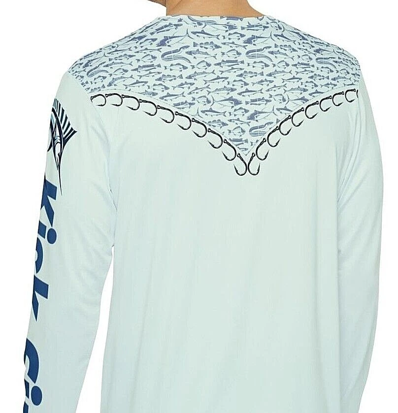 Kick Fin Sportswear Lightweight Moisture Wicking Long Sleeve Fishing T-Shirt