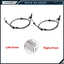 2 Front ABS Wheel Sensor Pair Set For Nissan Altima 07-12 SR SL Base 2.5L 3.5L