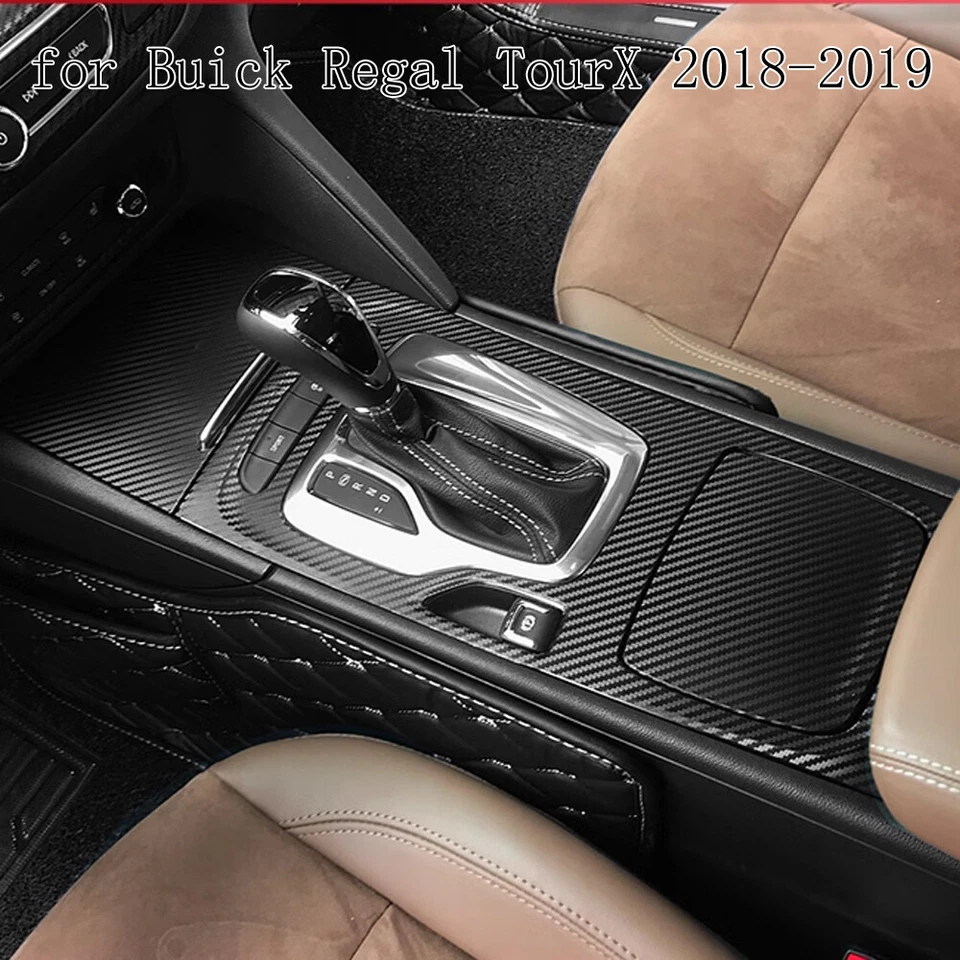 For Buick Regal TourX 2018-2019 3D Carbon Fiber Pattern Interior DIY Trim Decals Foto 2 de 4