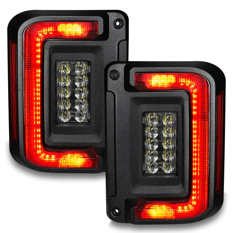 Luzes traseiras de LED de montagem embutida ORACLE Lighting 5891-504 para Jeep Wrangler JK 07-17 - Imagem 3 de 4