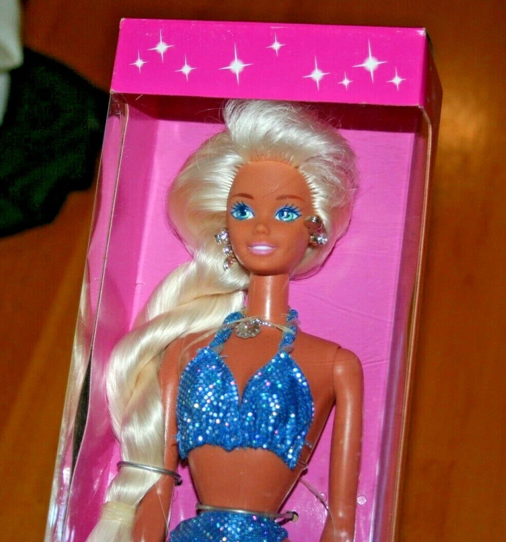 1995 NEW RARE Vintage Barbie Sparkle Beach Variation 2 Twisted Hair Braid