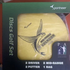 Sportneer 6-Disc Golf Set with bag 2 Driver 2 Putter 2 Mid Range New Nice Set