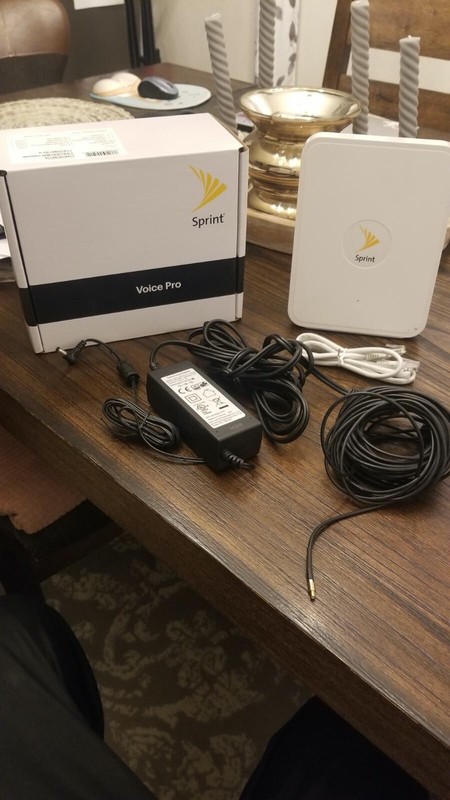 Sprint Voice pro Cell Signal Booster ASPANVASTA 998-13-005SP AirVelocity C-Solo