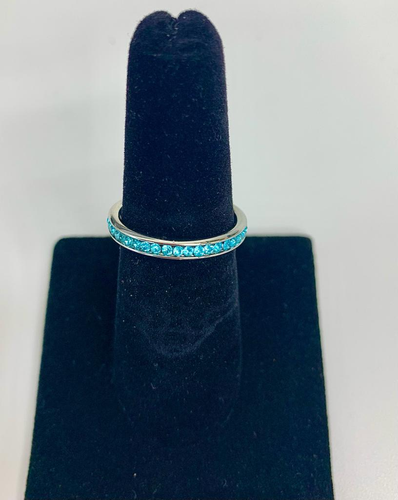 QVC Steel by Design Birthstone Eternity 