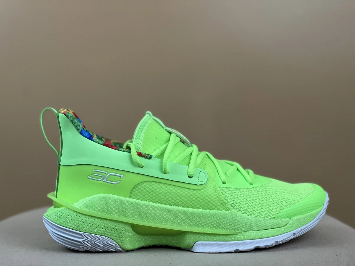 Under Armor Curry 7 Sour Patch Kids Lime Men's 9