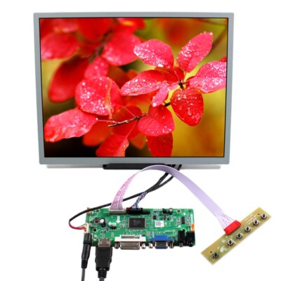 DVI VGA HDLCD Controller Board With 12.1'' LQ121S1LG73 800X600 LCD Screen