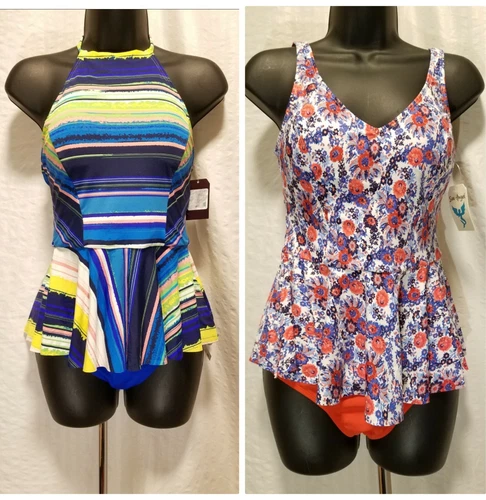 New Mix&Match Tankini Swimsuit 2-Piece Variety of Styles & Colors Size M Medium