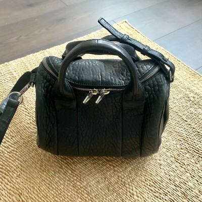 Alexander Wang Black Pebbled Leather Rockie Bag | eBay