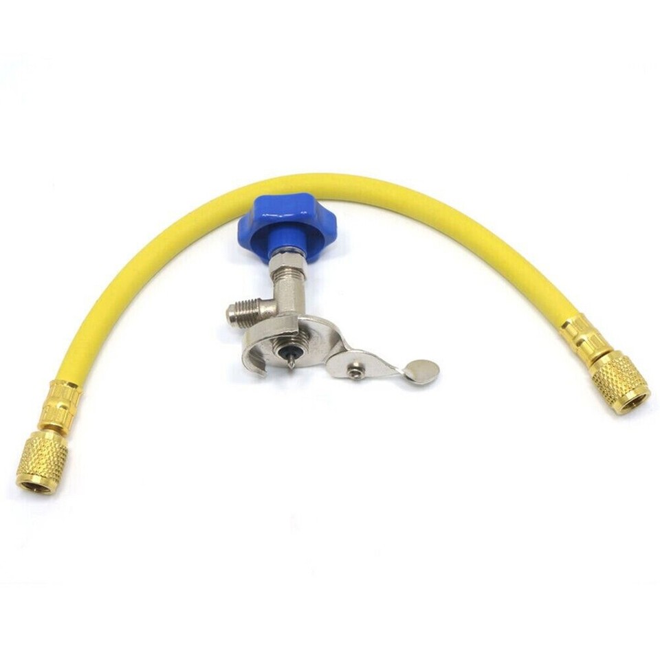 A/C Can Tap Valve Universal Dispenser R12 R22 Charging Recharge Hose ...
