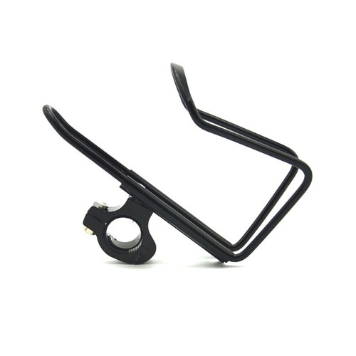 Motorcycle Bike Handlebar Drinks Water Bottle Cup Holder Beverage Metal Braket - Picture 9 of 14