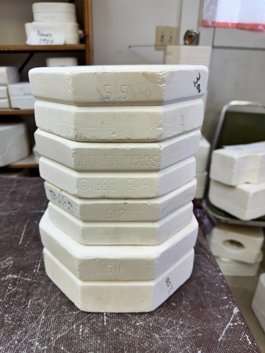 VINTAGE WINNER CERAMIC MOLD #511/#512/#514/#515 RABBIT/DEER/UNICORN LID JAR BASE - 第 11/15 張圖片