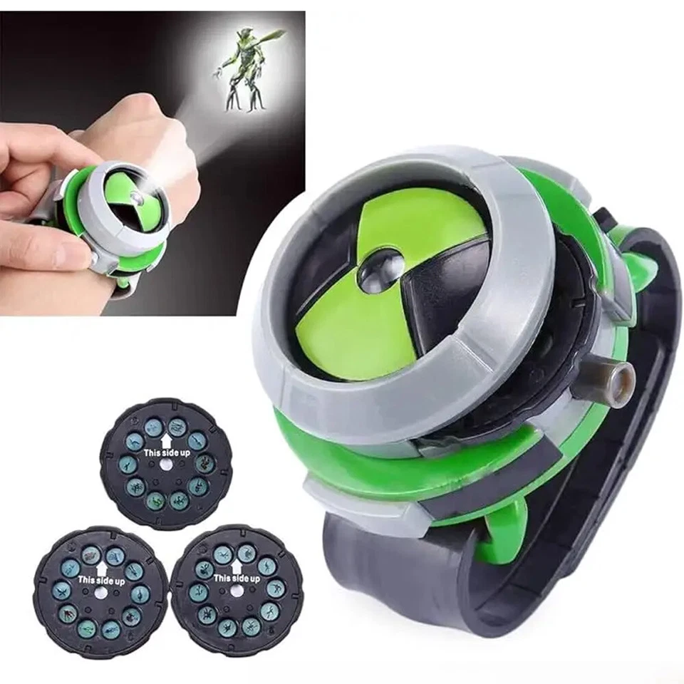 Часы BEN 10 Ten Projector Alien Force Omnitrix Illumintator браслет с 3 дисками - Изображение 2 из 4