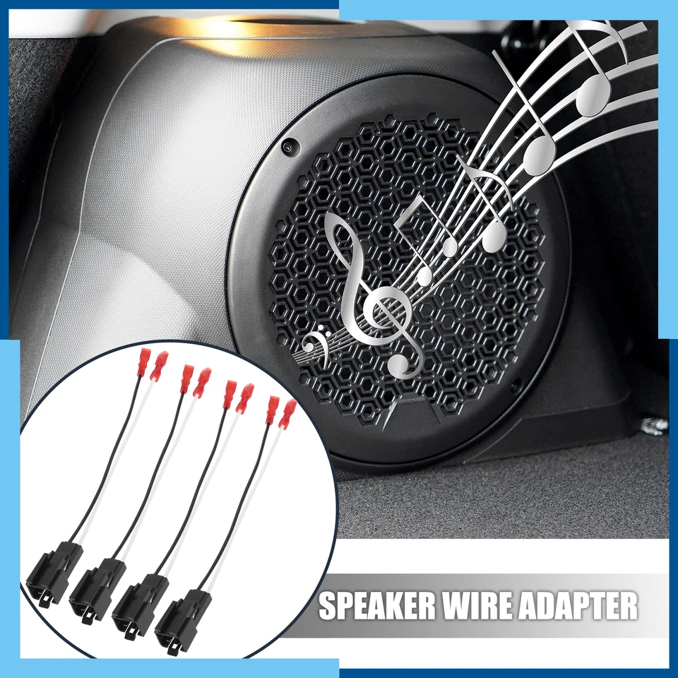 Pack(4) 72-6512 Car Speaker Connector Harness Adapter for Chrysler 300 2007-2016 - Изображение 2 из 4