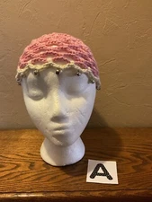 Adult Teens Unisex   Summer Crochet Beanie  Handmade USA  Openwork Lightweight