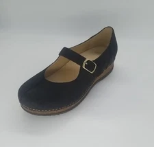 9215 Mika Burnished Suede Chocolate  Clog  Size 39