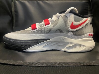 Nike Kyrie 8 White University Red Black Men's Sz 8 DJ6017 100