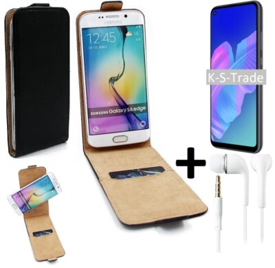 Kunstleder Hülle für Huawei P40 lite E Handyschutz Case Flipstyle