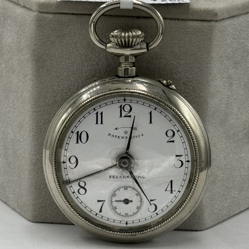 Felsenberg "Alarm" Durrstein & Co. Pocket Watch - Picture 7 of 16