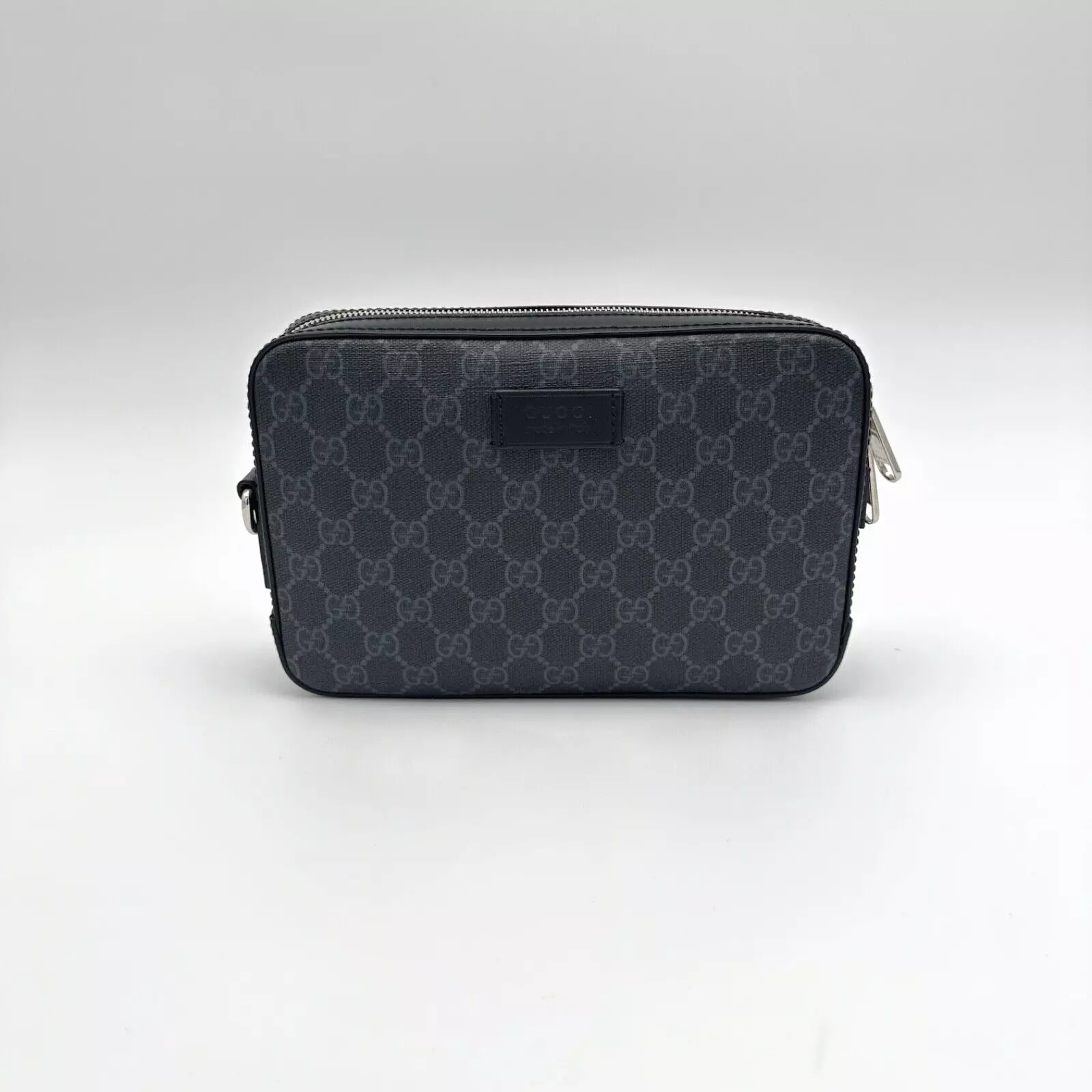Gucci GG Supreme Pochette Sac pour appareil photo Noir