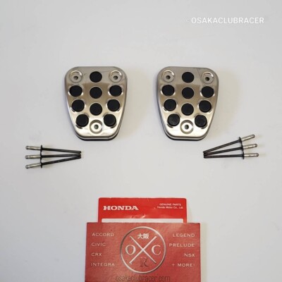 Genuine OEM 2011-2015 Honda CR-Z Pedal Pad Set Clutch & Brake M/T Genuine OEM 2011-2015 Honda CR-Z Pedal Pad Set Clutch & Brake M/T
