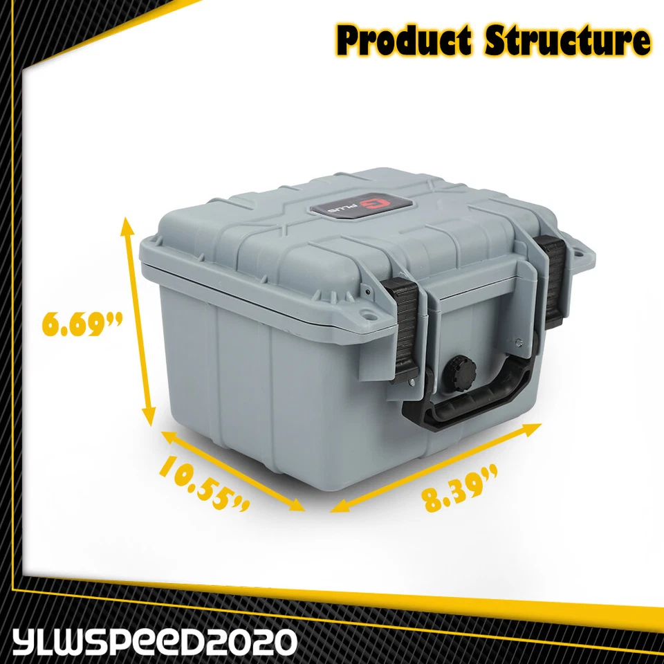 50CT Gray Graded Card Storage Box Deep Waterproof Case Slab Holder & Protector - Image 2 of 4