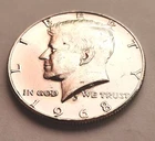 Very Nice 1968 D Kennedy Half Dollar 40% Vintage Silver Brilliant Free SHI KS568
