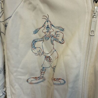 Adidas Adicolor x Disney Goofy Graffiti White Track Jacket