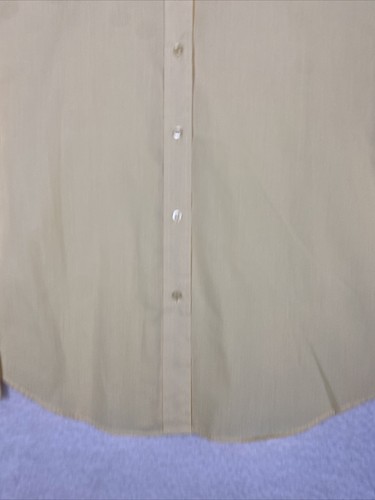 Vintage 90's Sequel Shirt Womens 38 Long Sleeve Button Up Yellow Work Office NEW - Picture 4 of 12