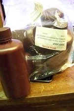 new Wheaton 209130sp HDPE Leak Resistant Narrow Mouth Bottle ~ 6 ct