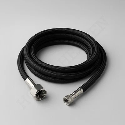 Iwata Braided Hose 3 metre 1/8 bsp x 1/4 bsp – Airbrush Spare Part IWH-B-3M