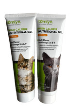 Tomlyn High Calorie Nutritional Gel for cats Fish and Malt Flavor lot of 2